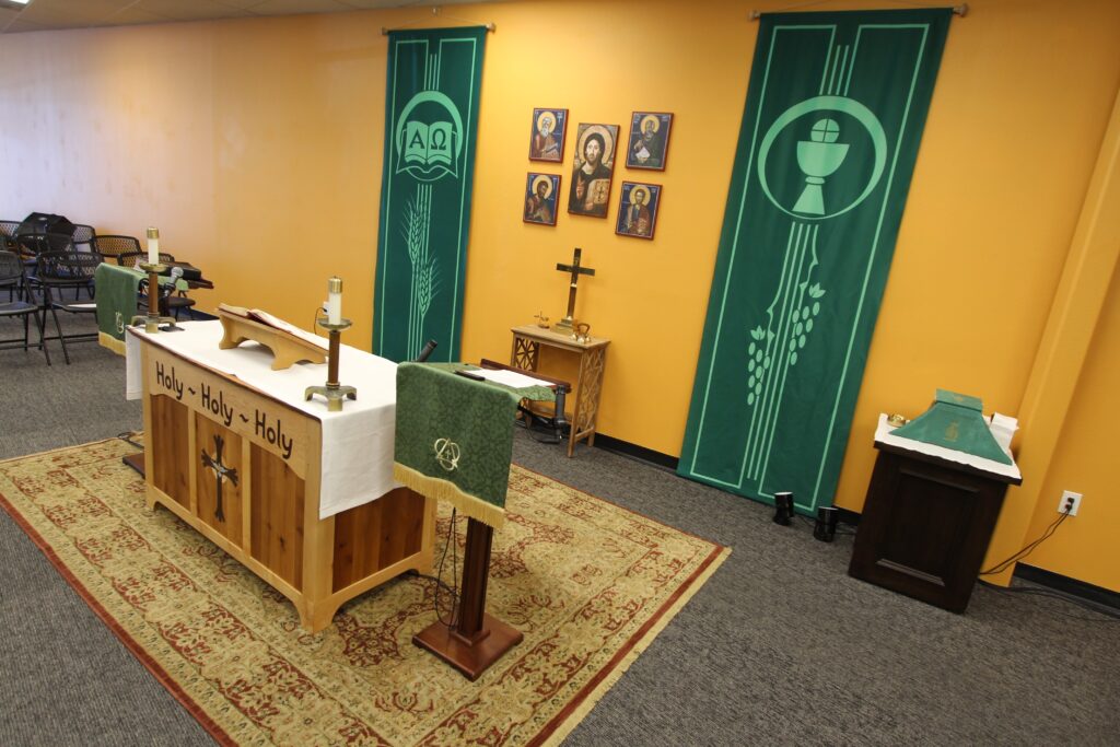 Interior of St David's Anglican Church