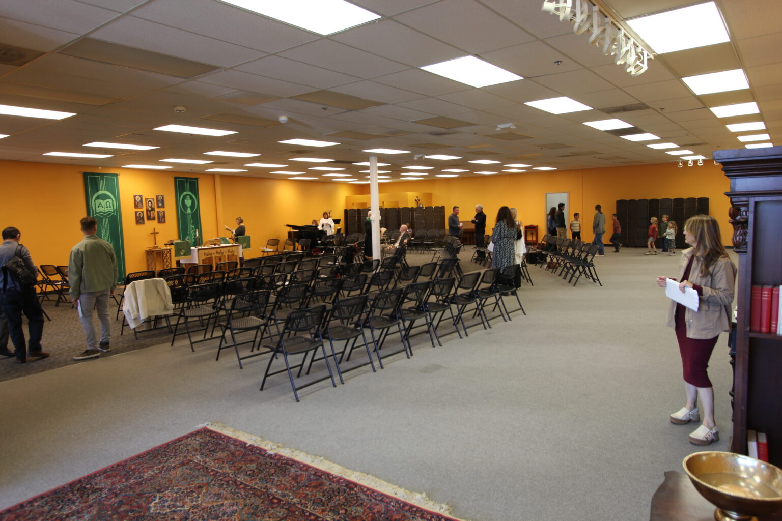 Worship service at St David's Anglican Church