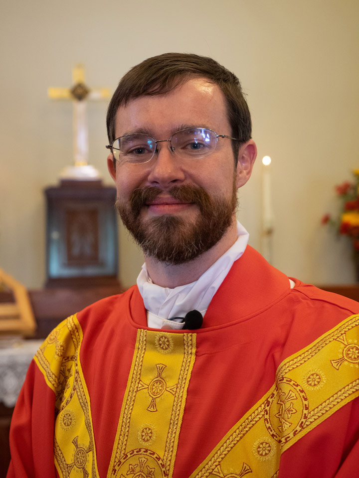 Fr Joshua Misner, Rector of St David's Anglican Church